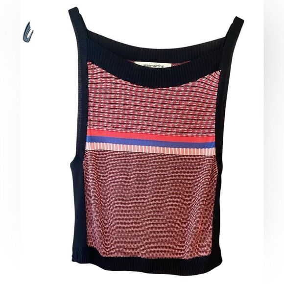 Anthropologie Aldomartins M* Red Floral Cheetah Print Natasha Maxi Sweater Dress - Picture 4 of 11